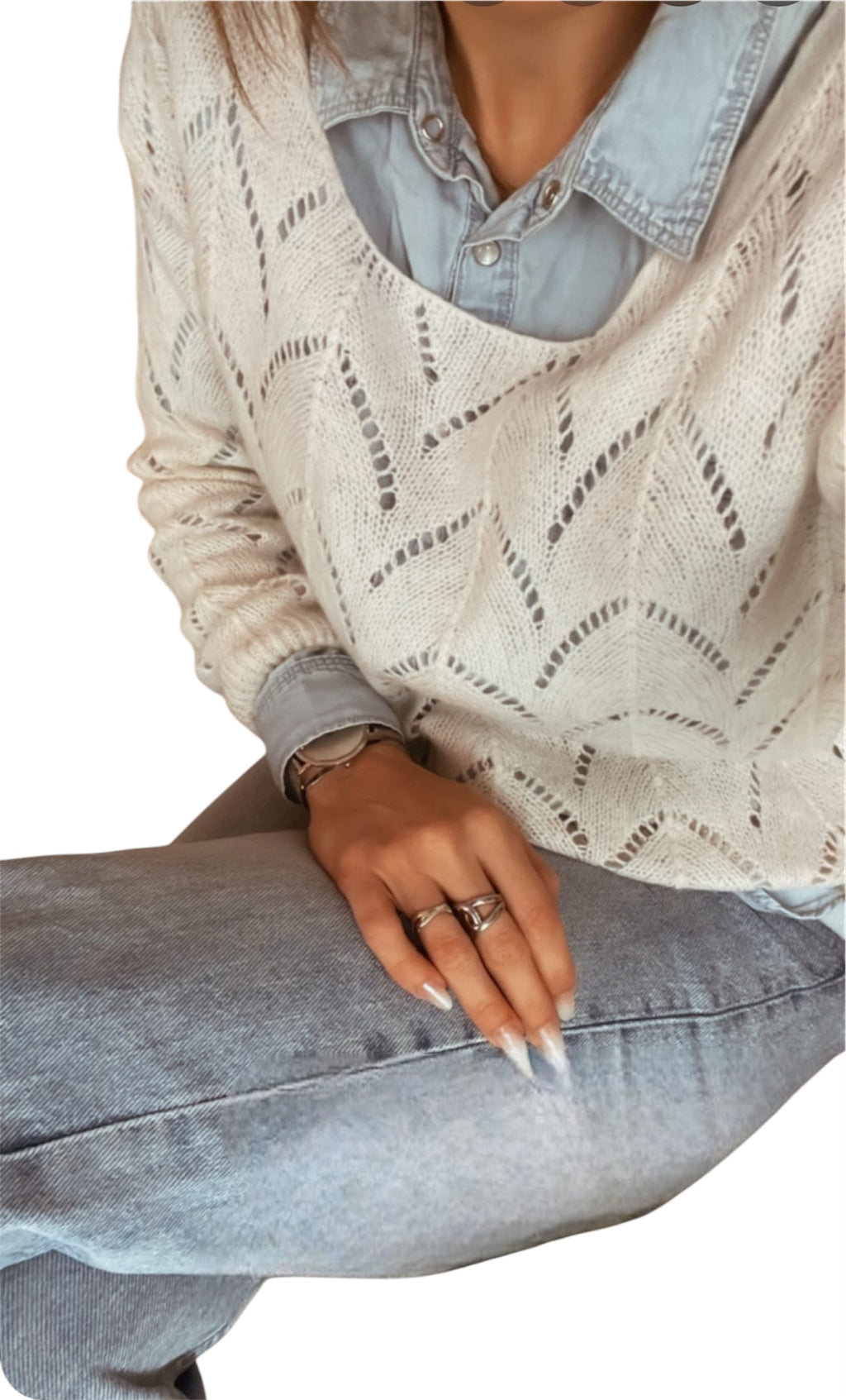 Pull ajouré Adeline