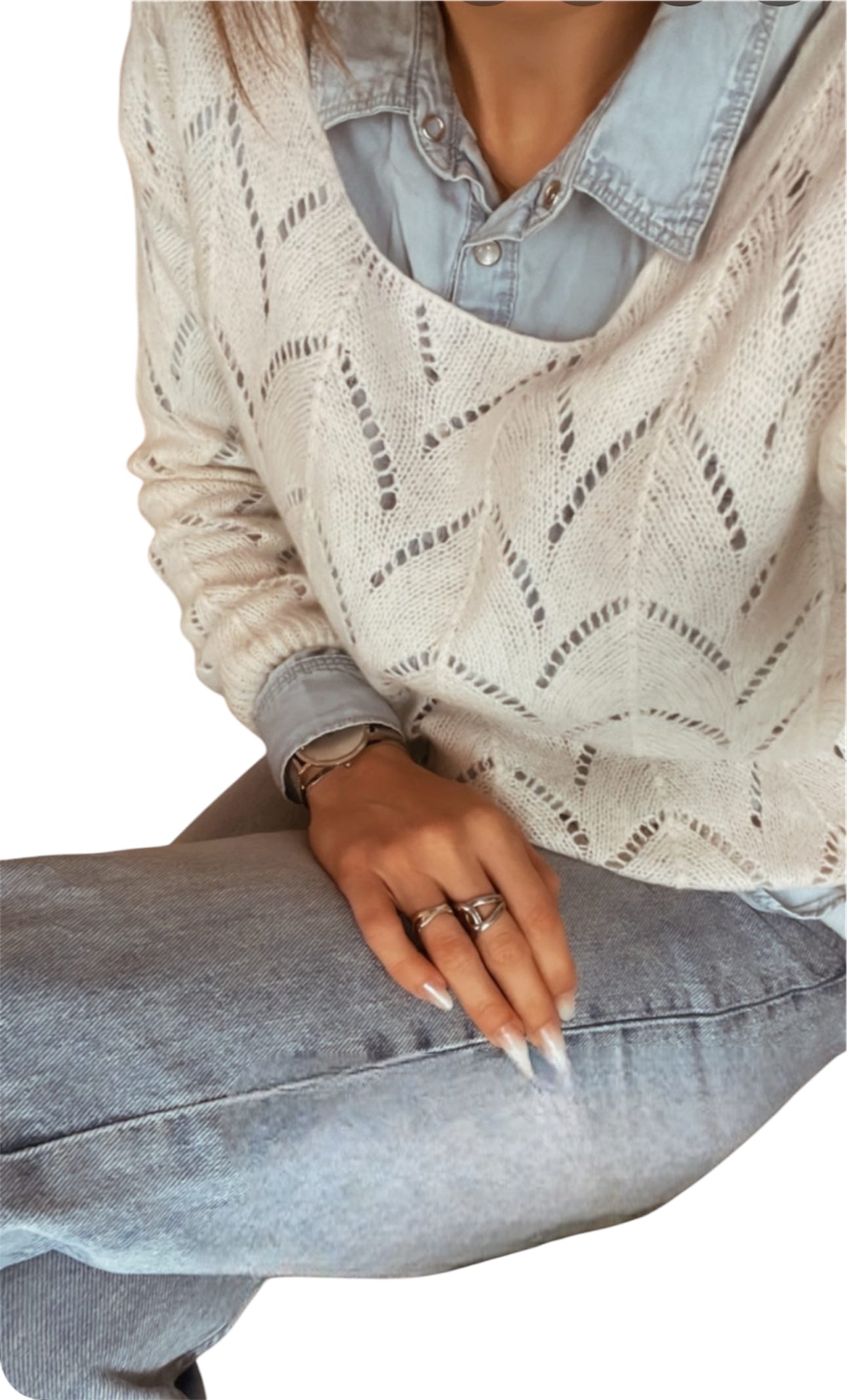 Pull ajouré Adeline