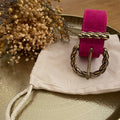 Ceinture en cuir Rose