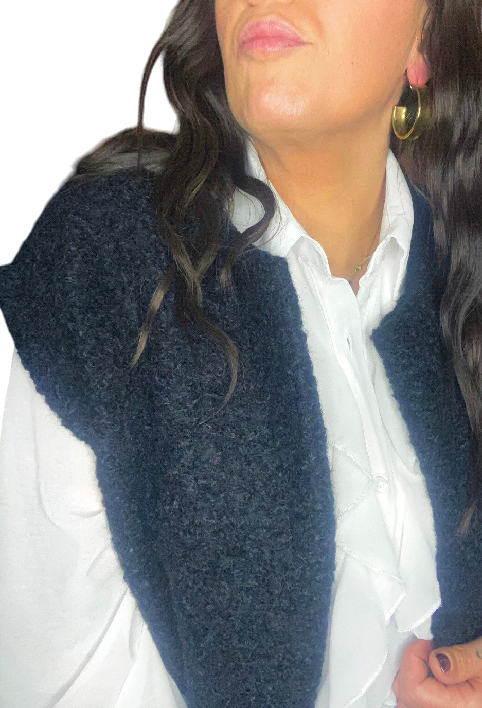 Gilet/ veste noire Alma