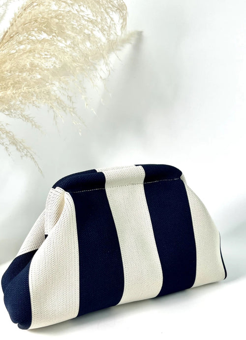 Grosse pochette chic Marine