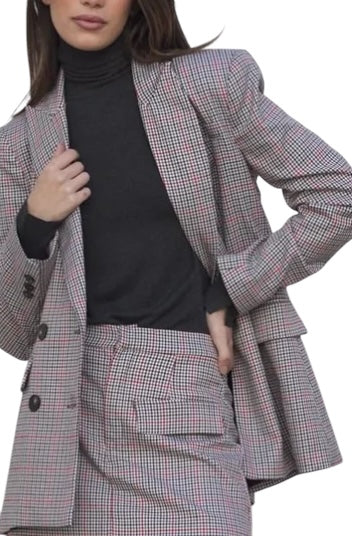 Blazer à carreaux Maria