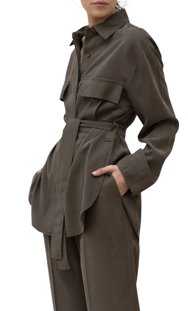 Chemise kaki Lena