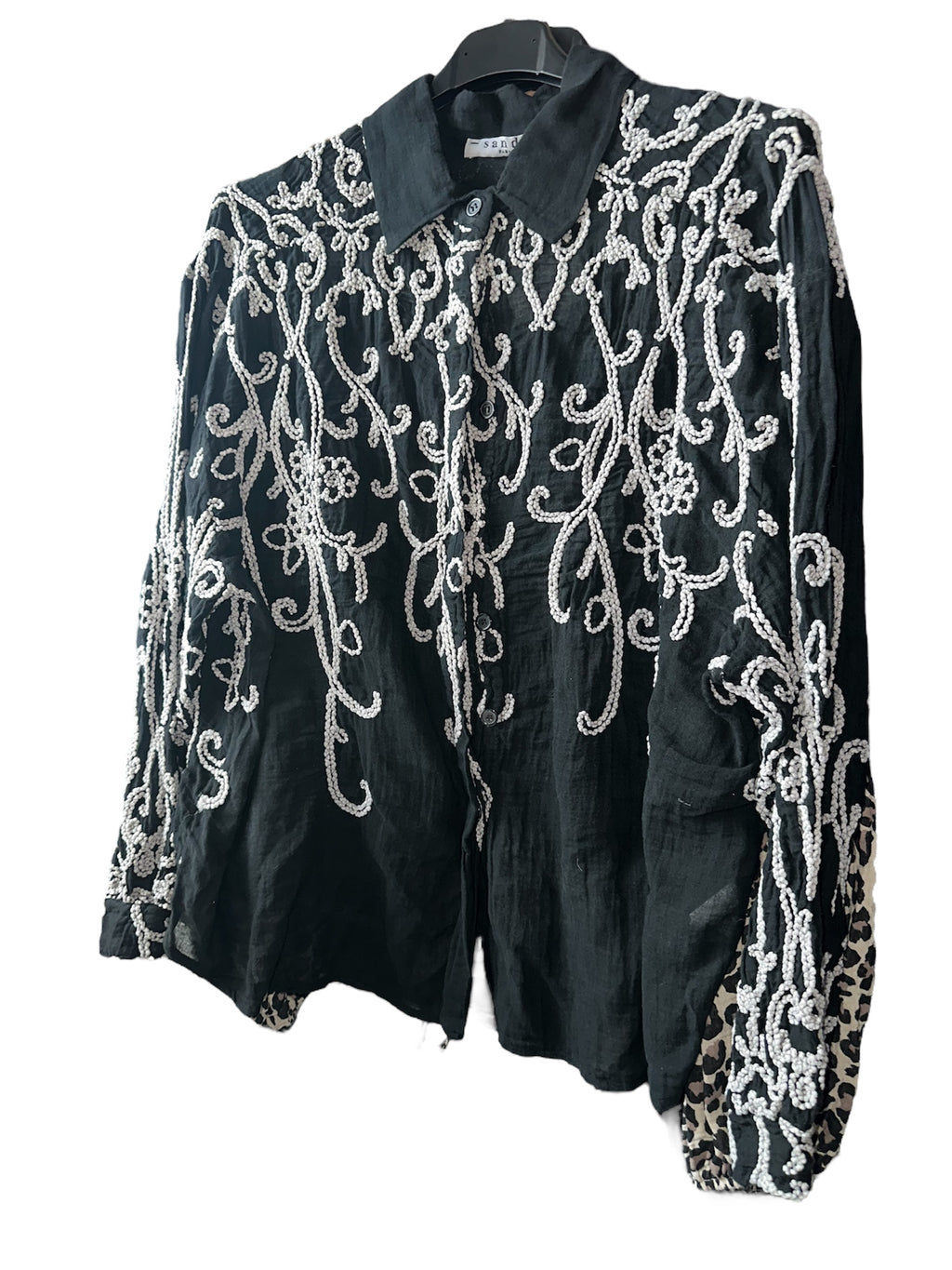 Chemise brodée Mía