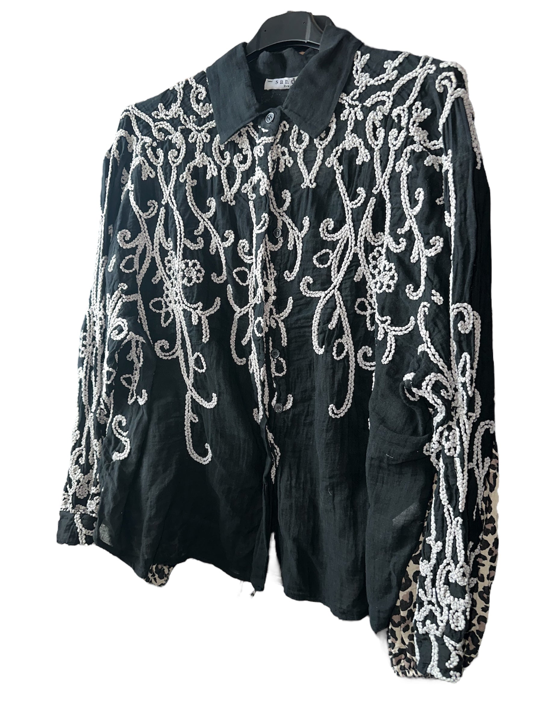 Chemise brodée Mía
