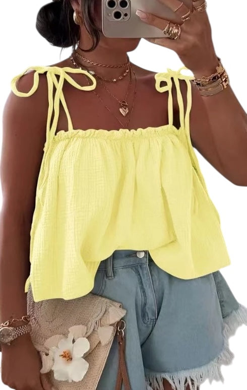 Top gaze de coton (disponible en 4 couleurs)