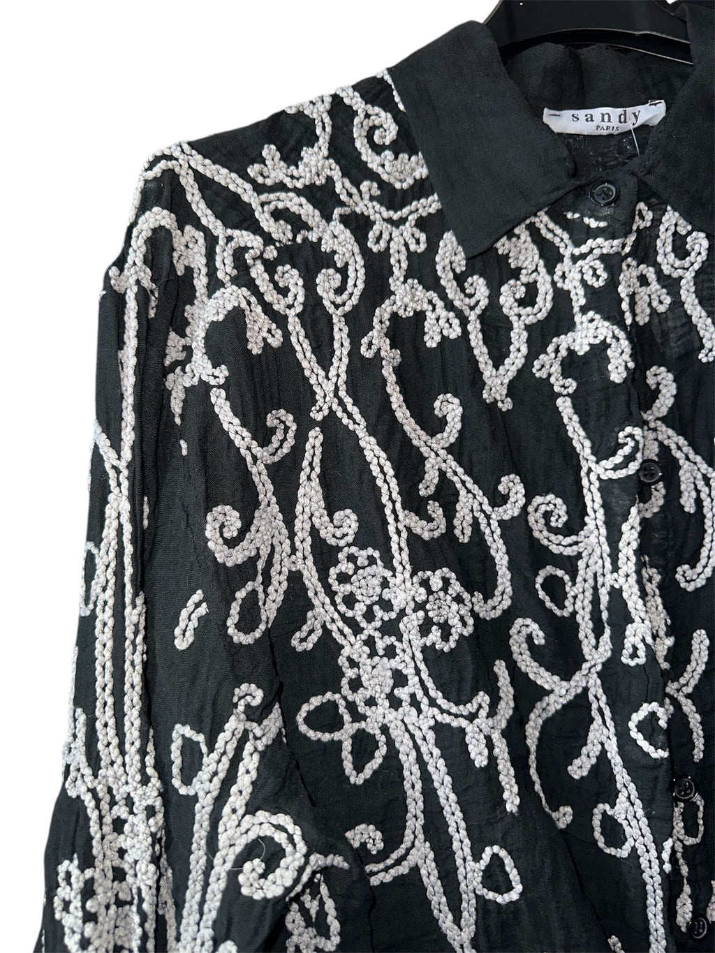 Chemise brodée Mía