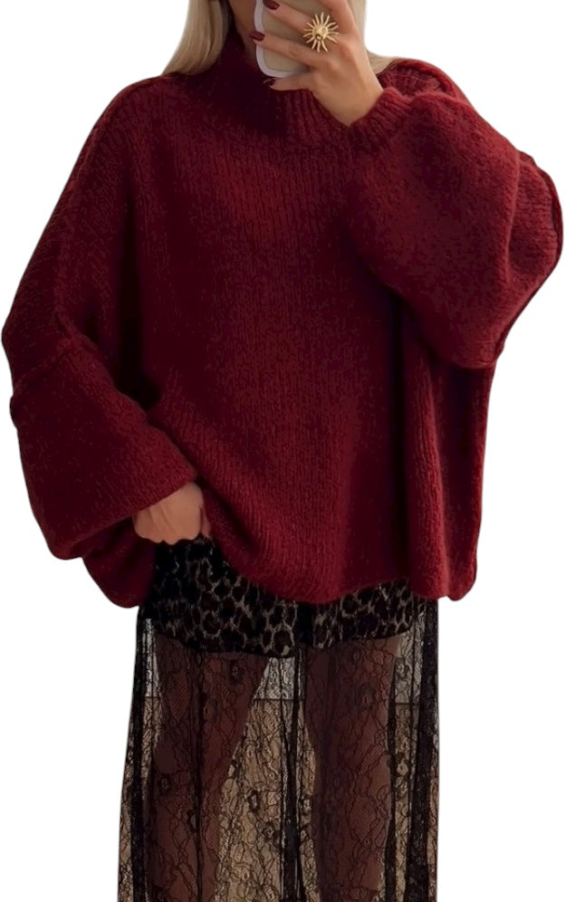 Pull Maëlla bordeaux