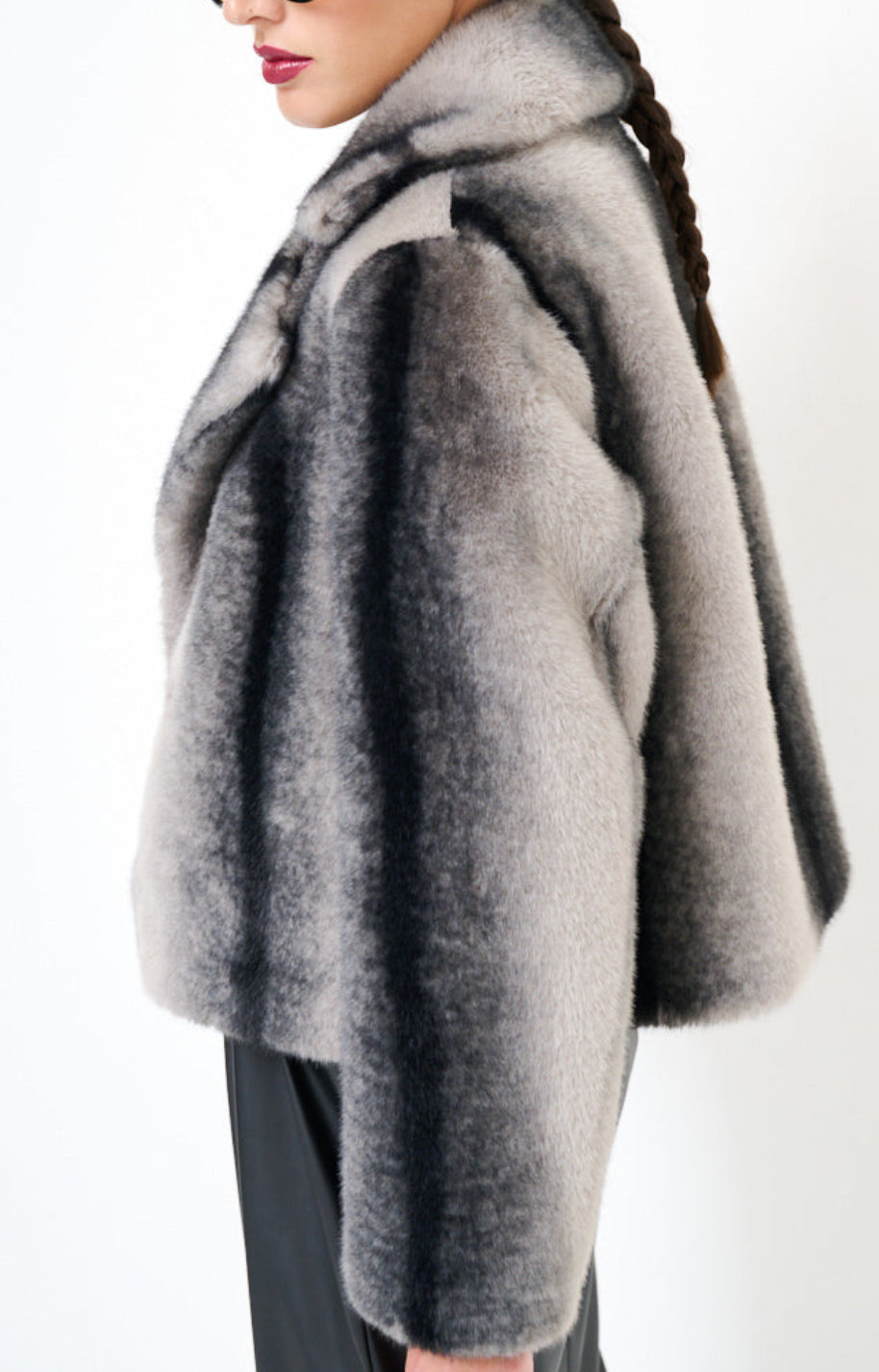 Manteau noir Antonia
