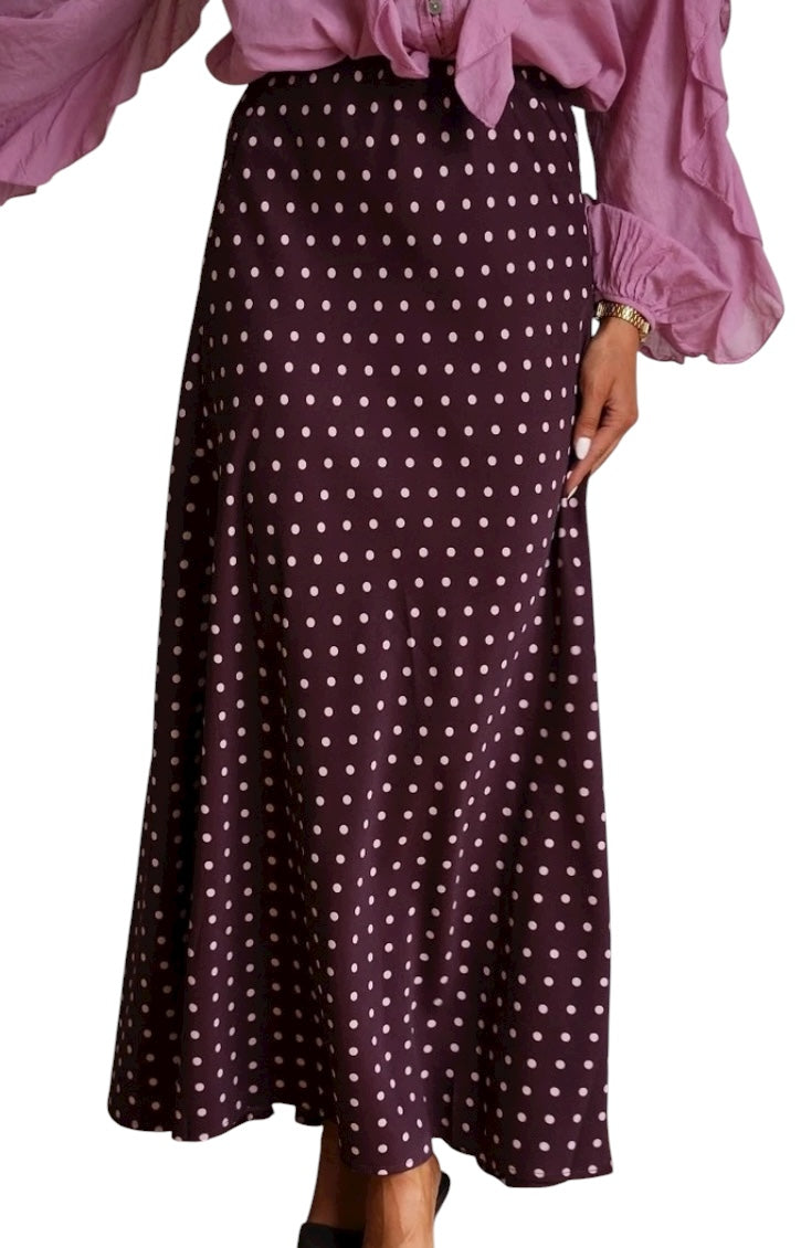Jupe prune Cristina