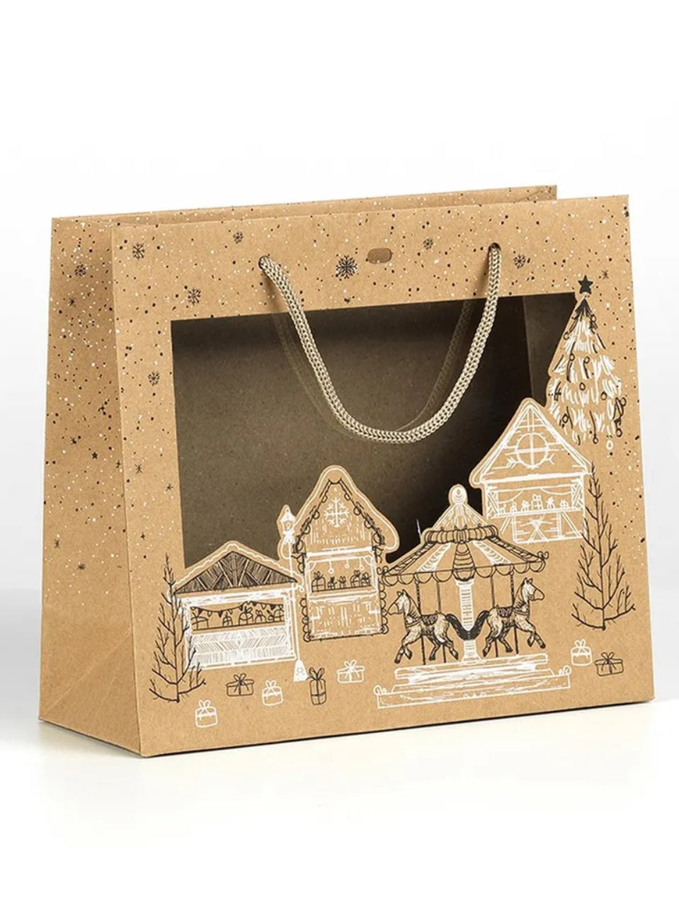 Petit sac luxe Bonnes Fêtes