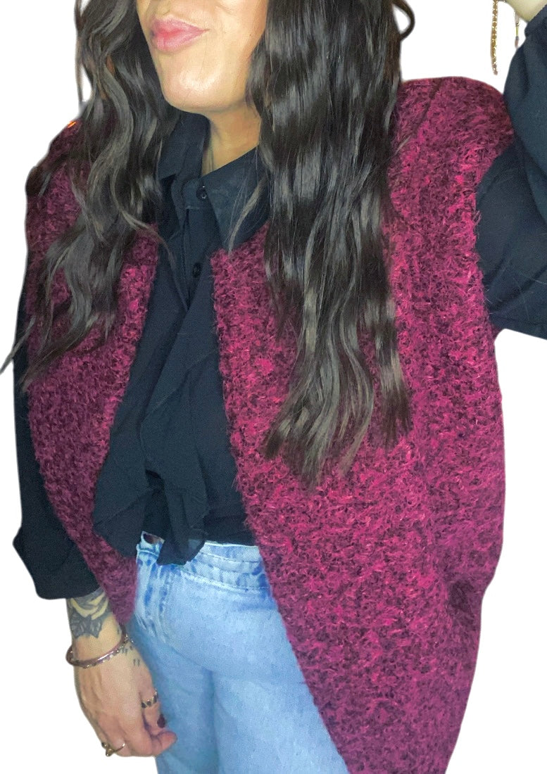 Gilet/ veste bordeaux Alma