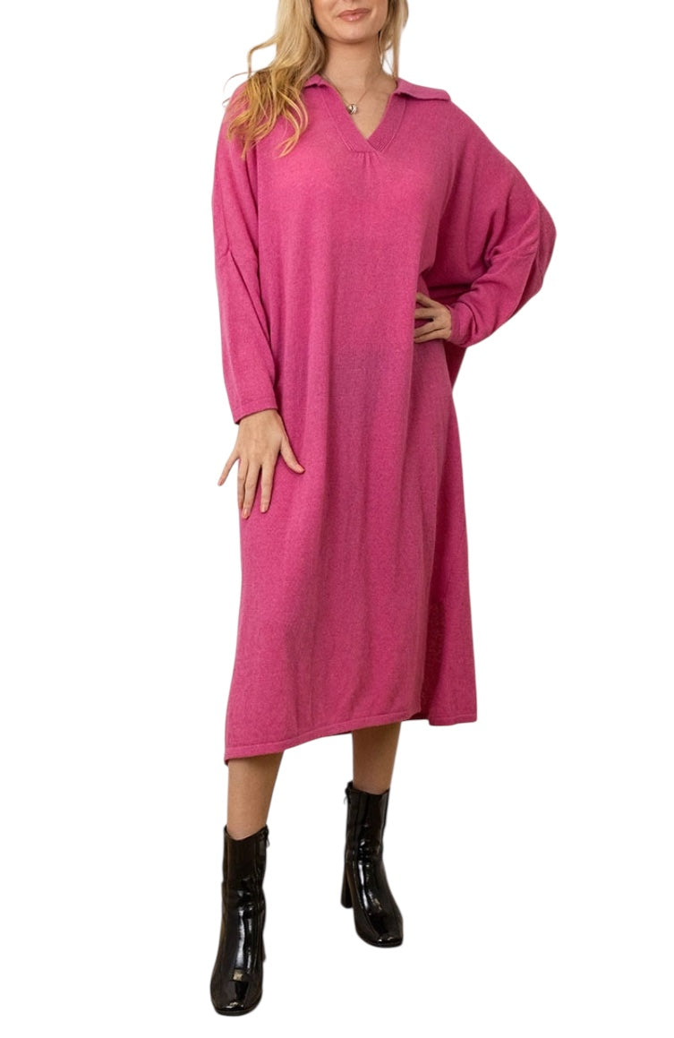 Robe shinie rose