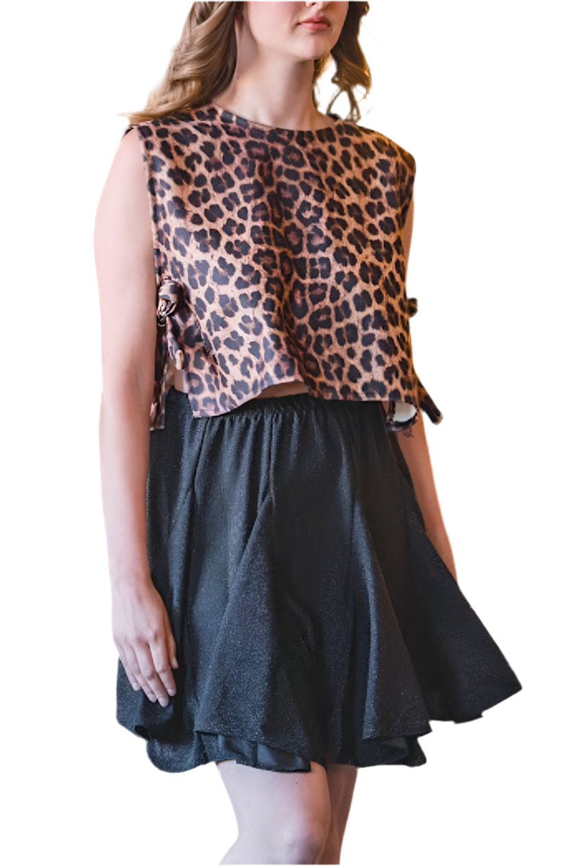 Jupe lurex pailletée