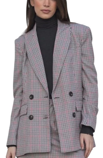 Blazer à carreaux Maria